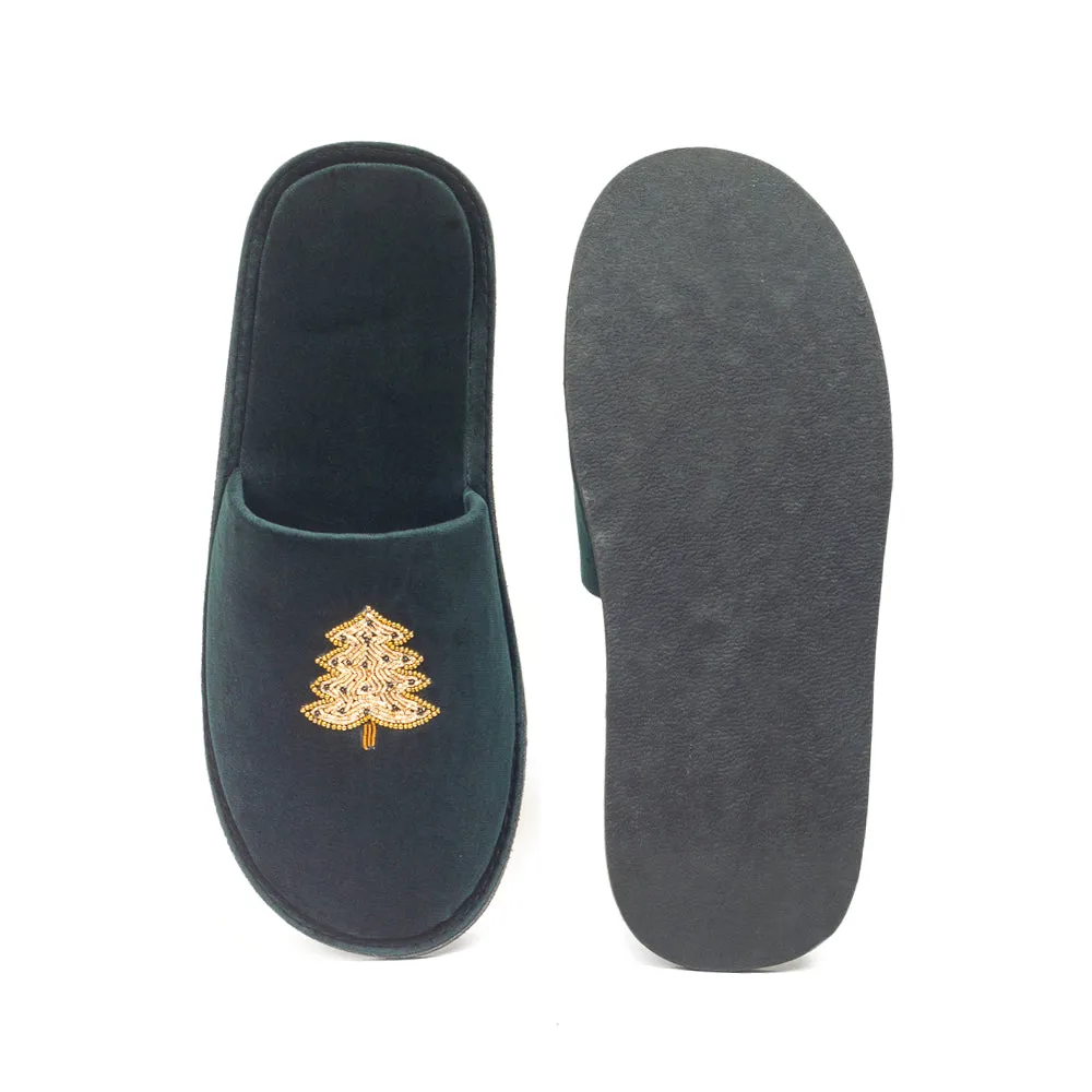 Christmas Tree Domani Mules Slippers (Limited Edition) Women