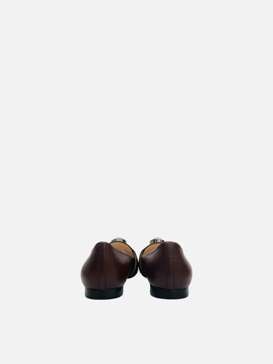 CHRISTOPHER KANE Burgundy Ballet Flats 41