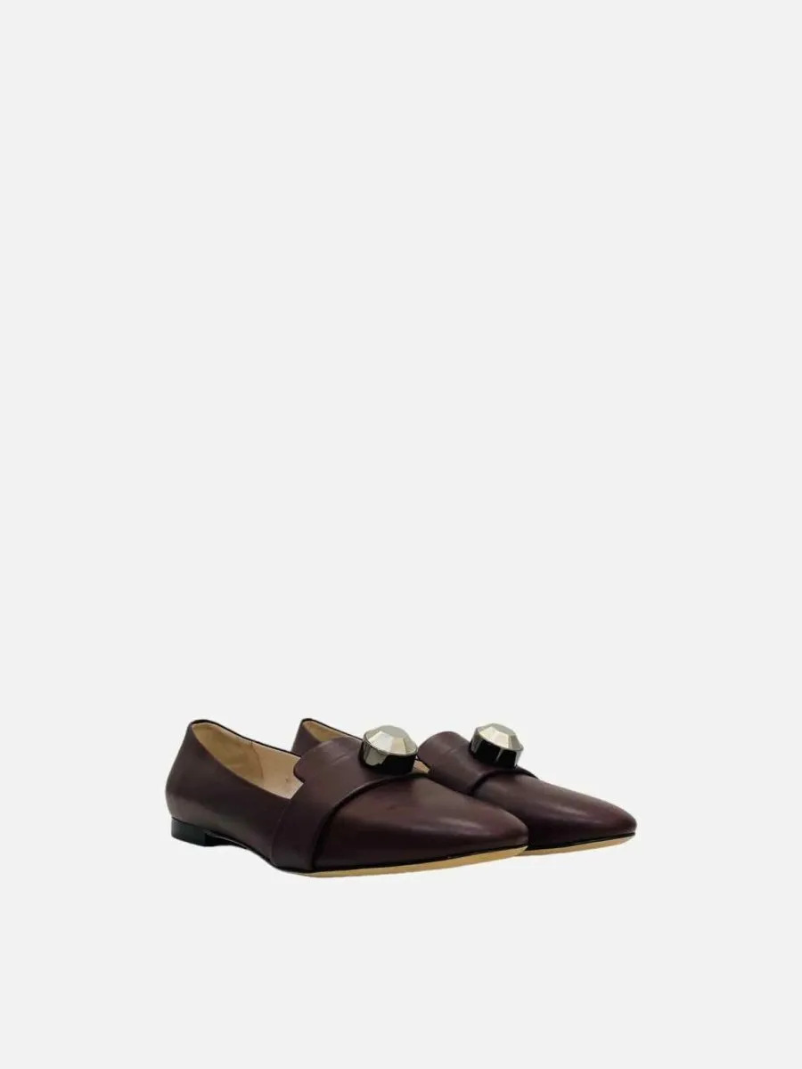 CHRISTOPHER KANE Burgundy Ballet Flats 41