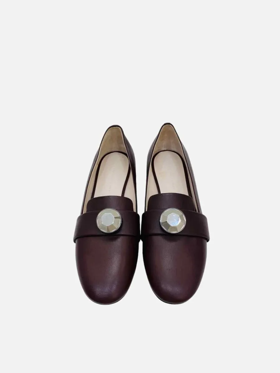 CHRISTOPHER KANE Burgundy Ballet Flats 41