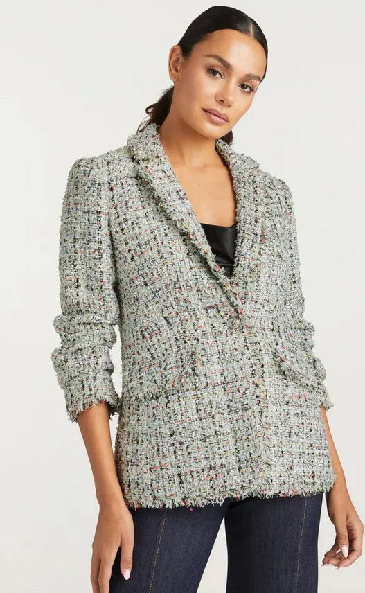 Cinq a Sept Anya Boucle Khloe Blazer - Patina Multi