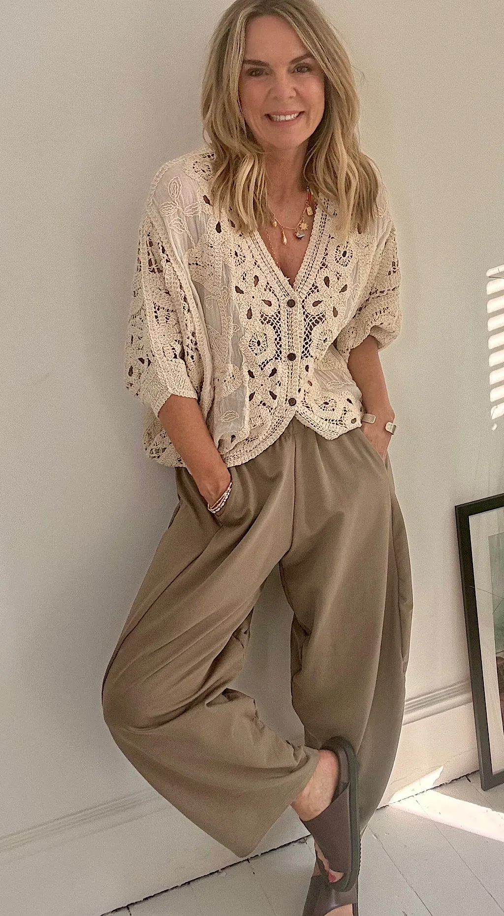 Cocoon Pant - mocha