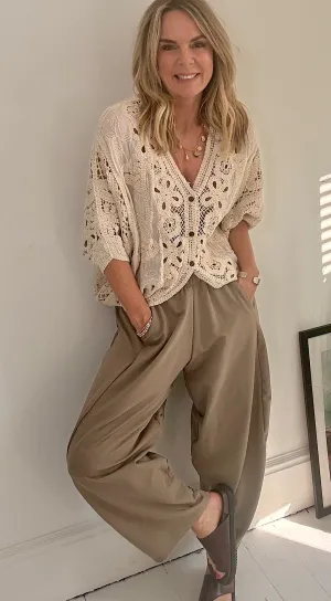 Cocoon Pant - mocha