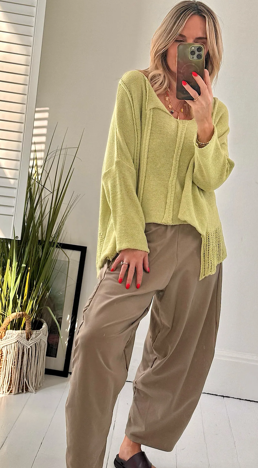 Cocoon Pant - mocha