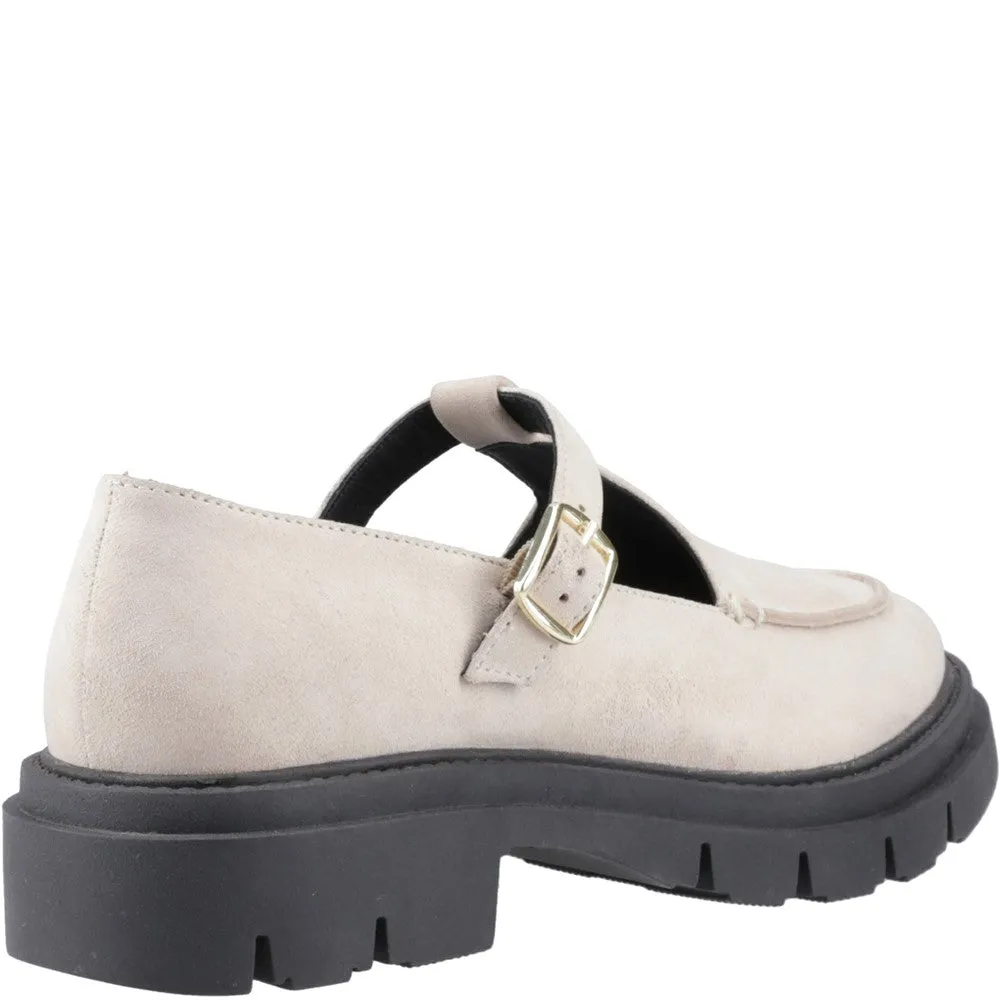 Cream Nella T-Bar Shoes