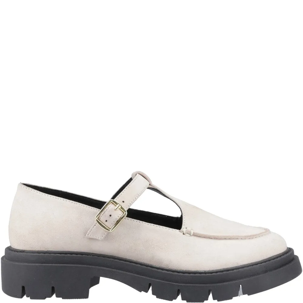 Cream Nella T-Bar Shoes