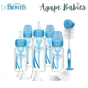 Dr Brown's PP Options  Narrow-Neck Bottle Blue Gift Set