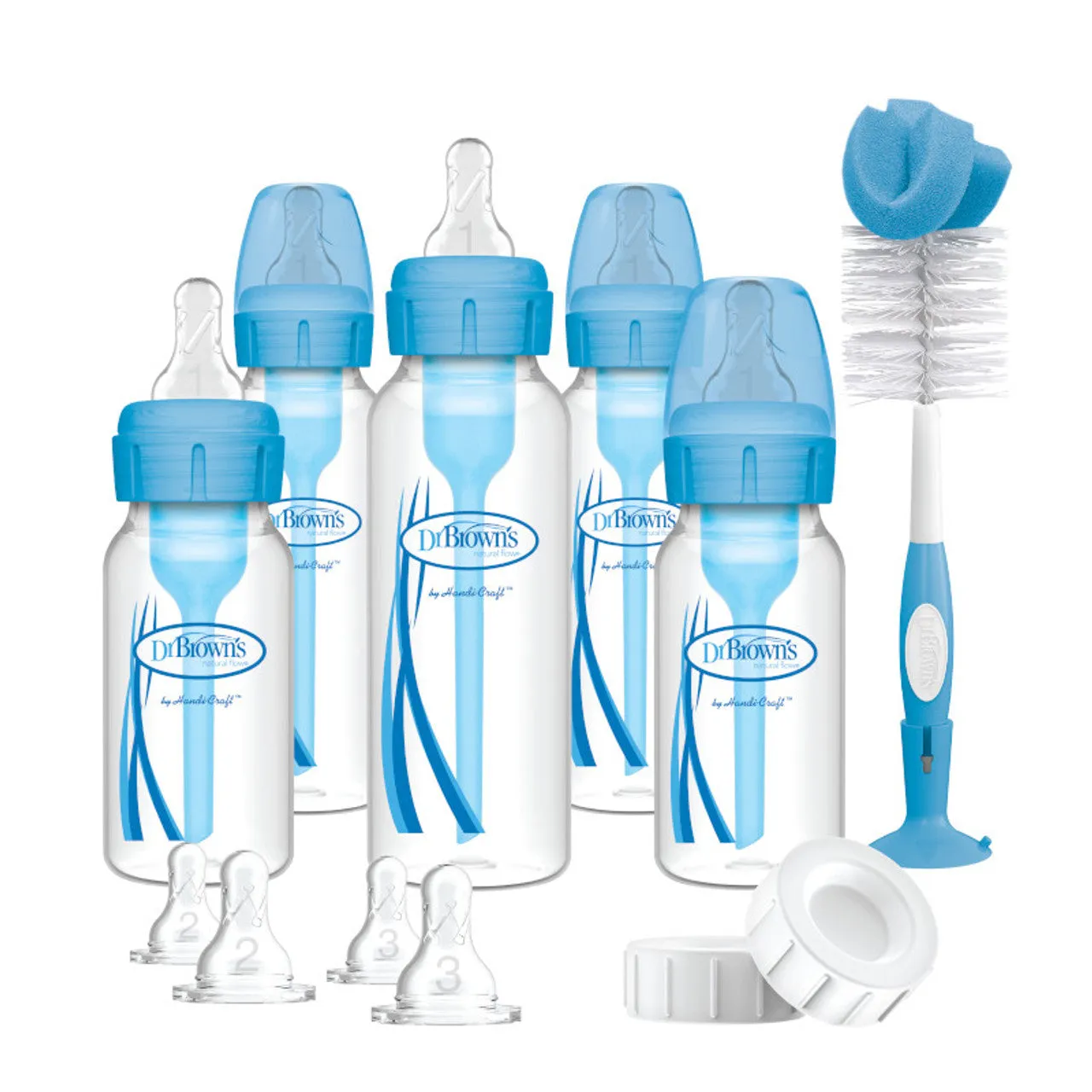 Dr Brown's PP Options  Narrow-Neck Bottle Blue Gift Set