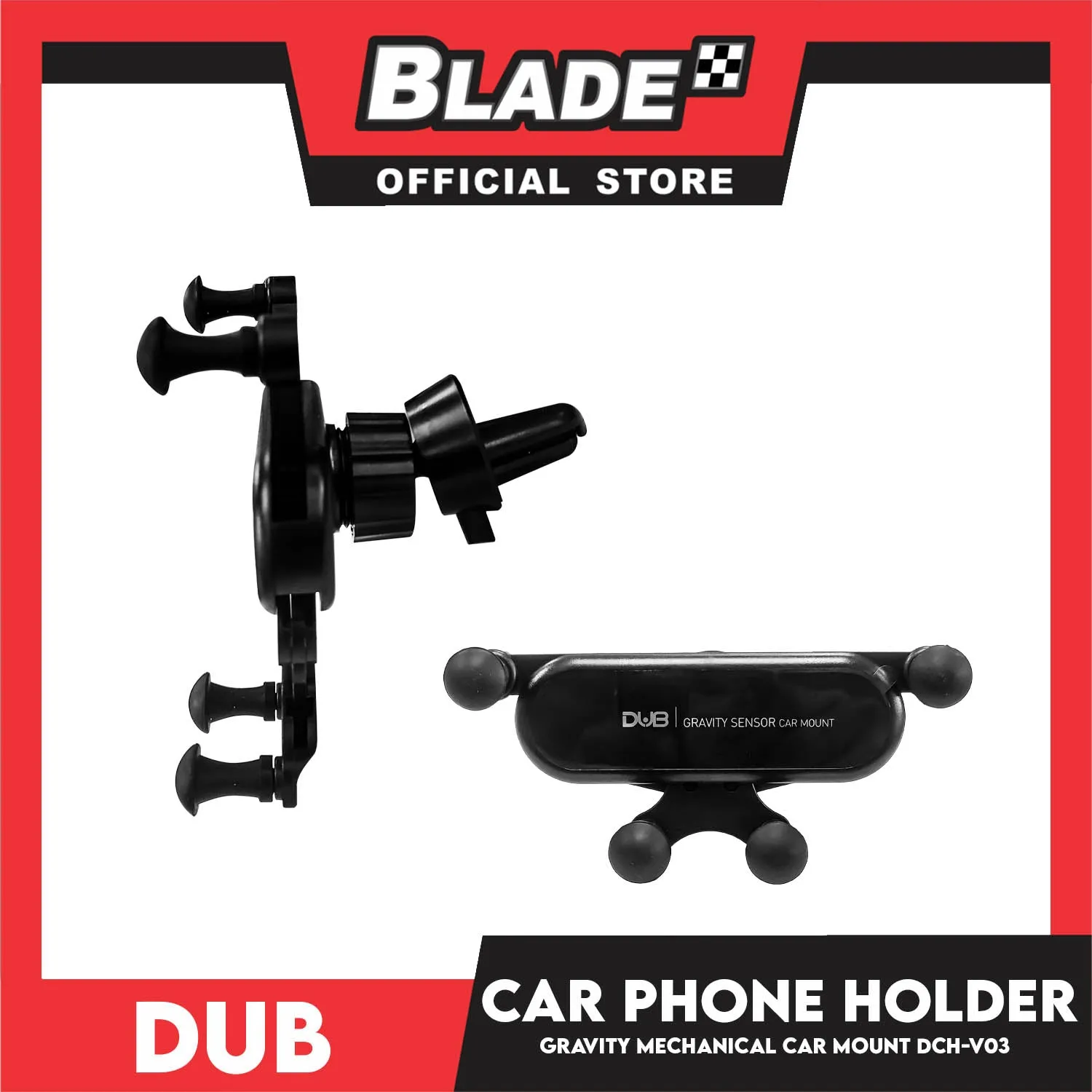 Dub Gravity Mechanical Car Mount Air Vent Phone Holder  DCH-V03