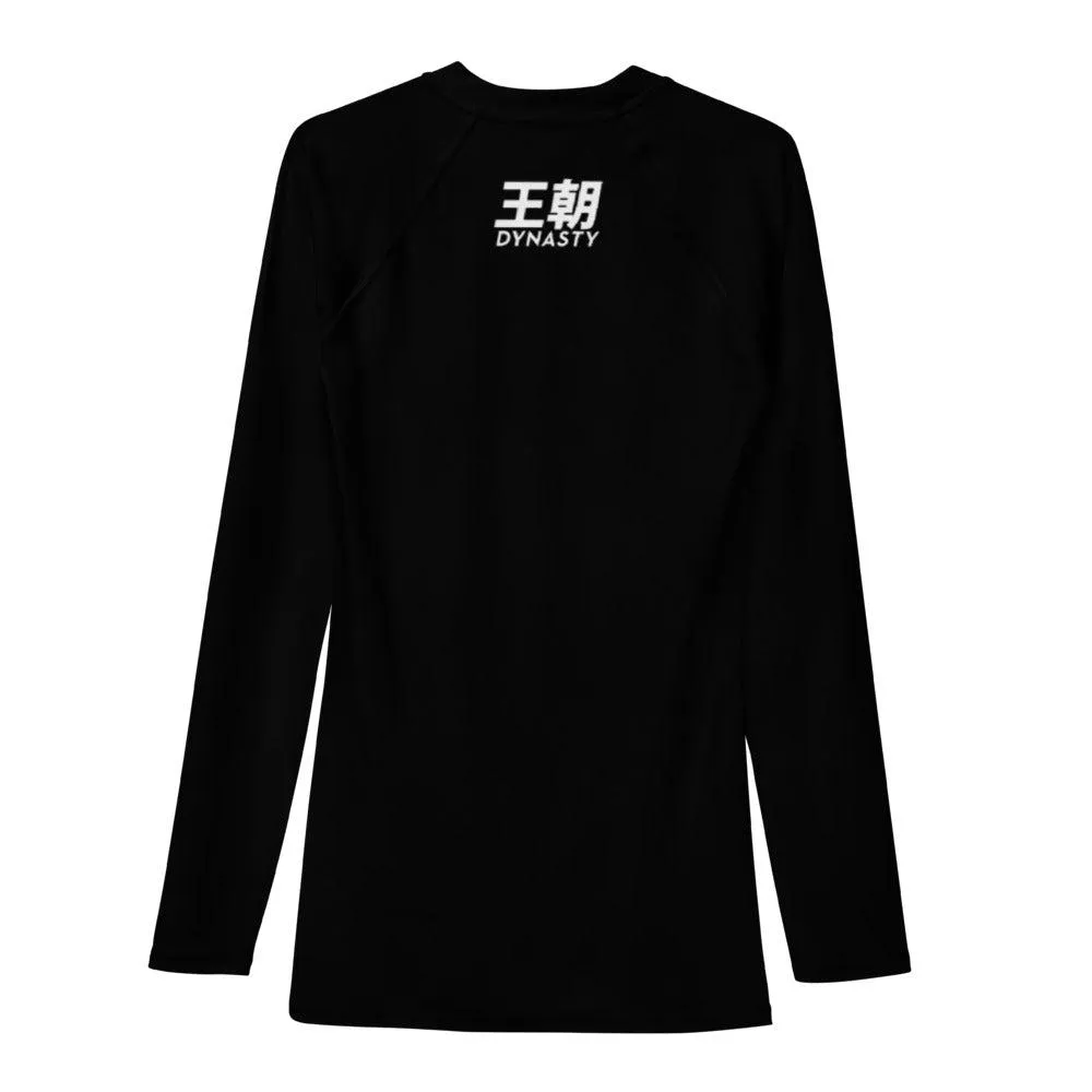 Dynasty Cyberpunk Katakana Rash Guard (Black)