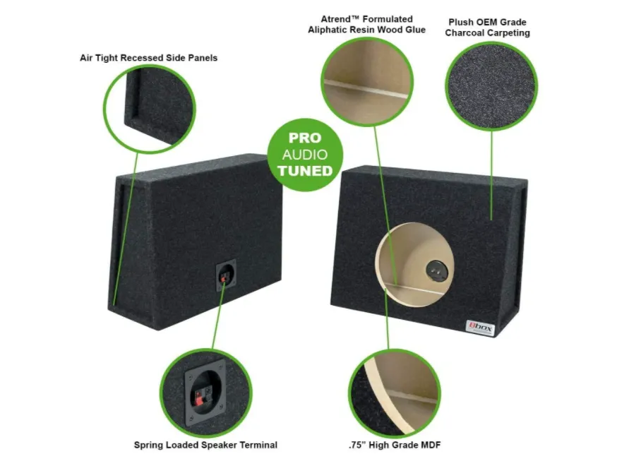 E10DTV - 10" Dual Vented Transmission Vent Enclosure