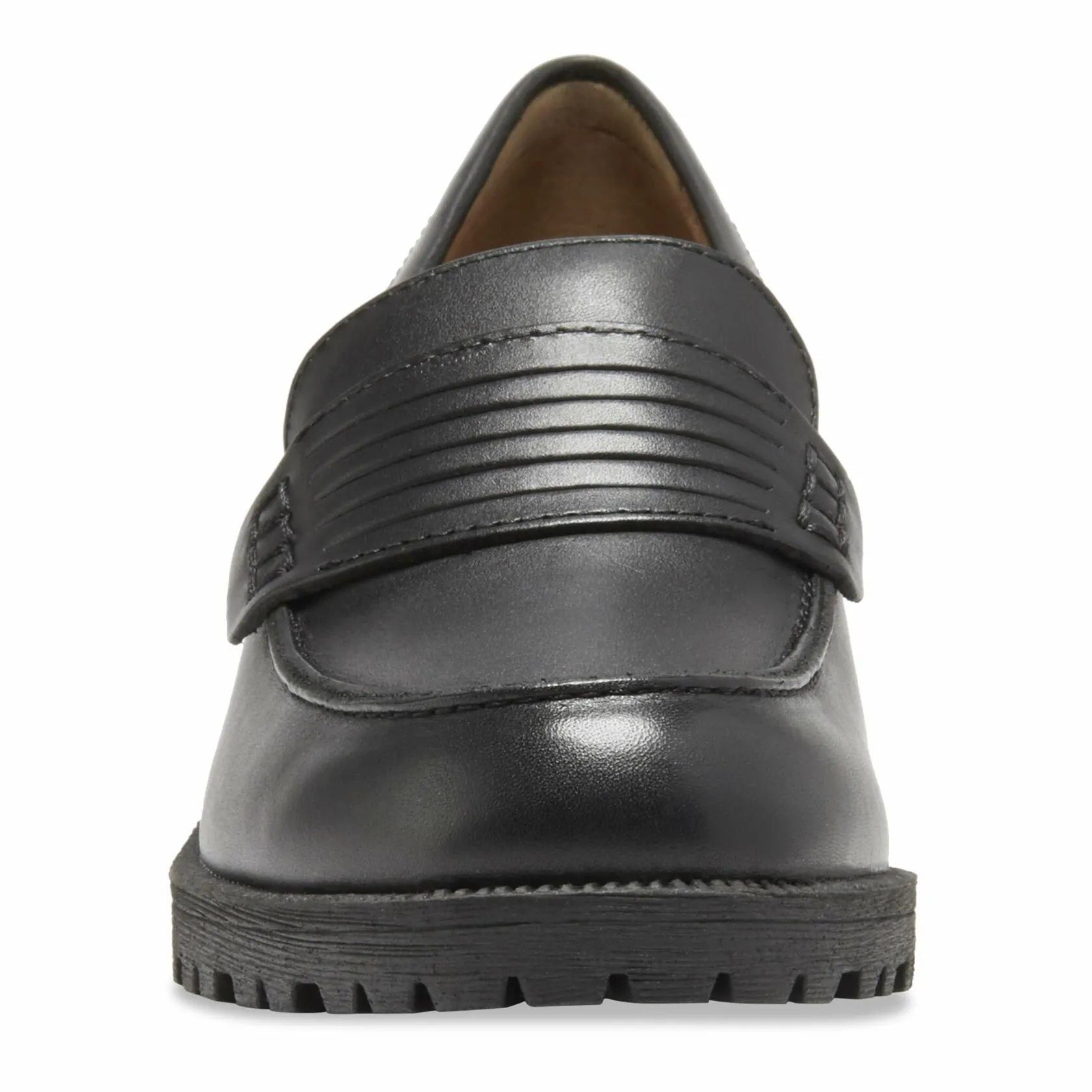 Eastland Women's Newbury Penny Loafer, Black, 8 M US
