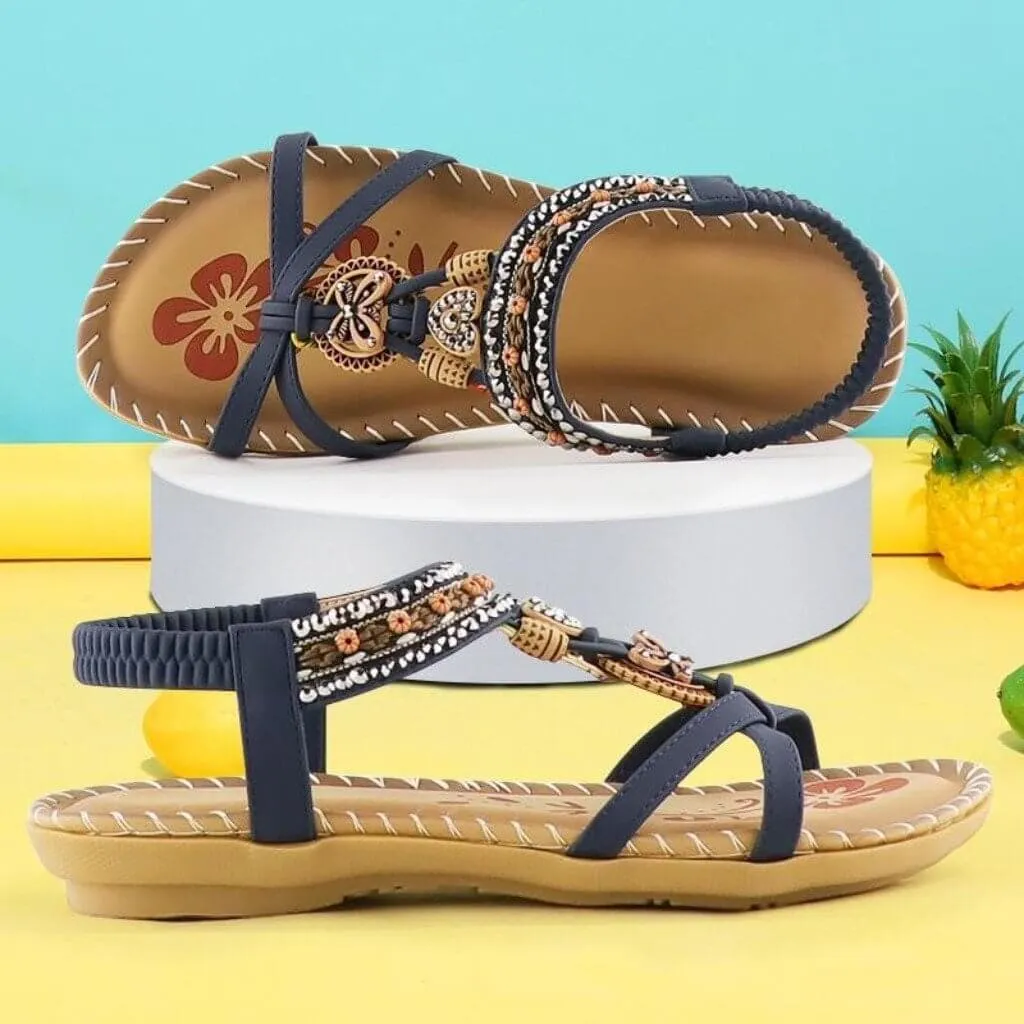 Eilish | Sandals with Elastic Band & Soft Platform
