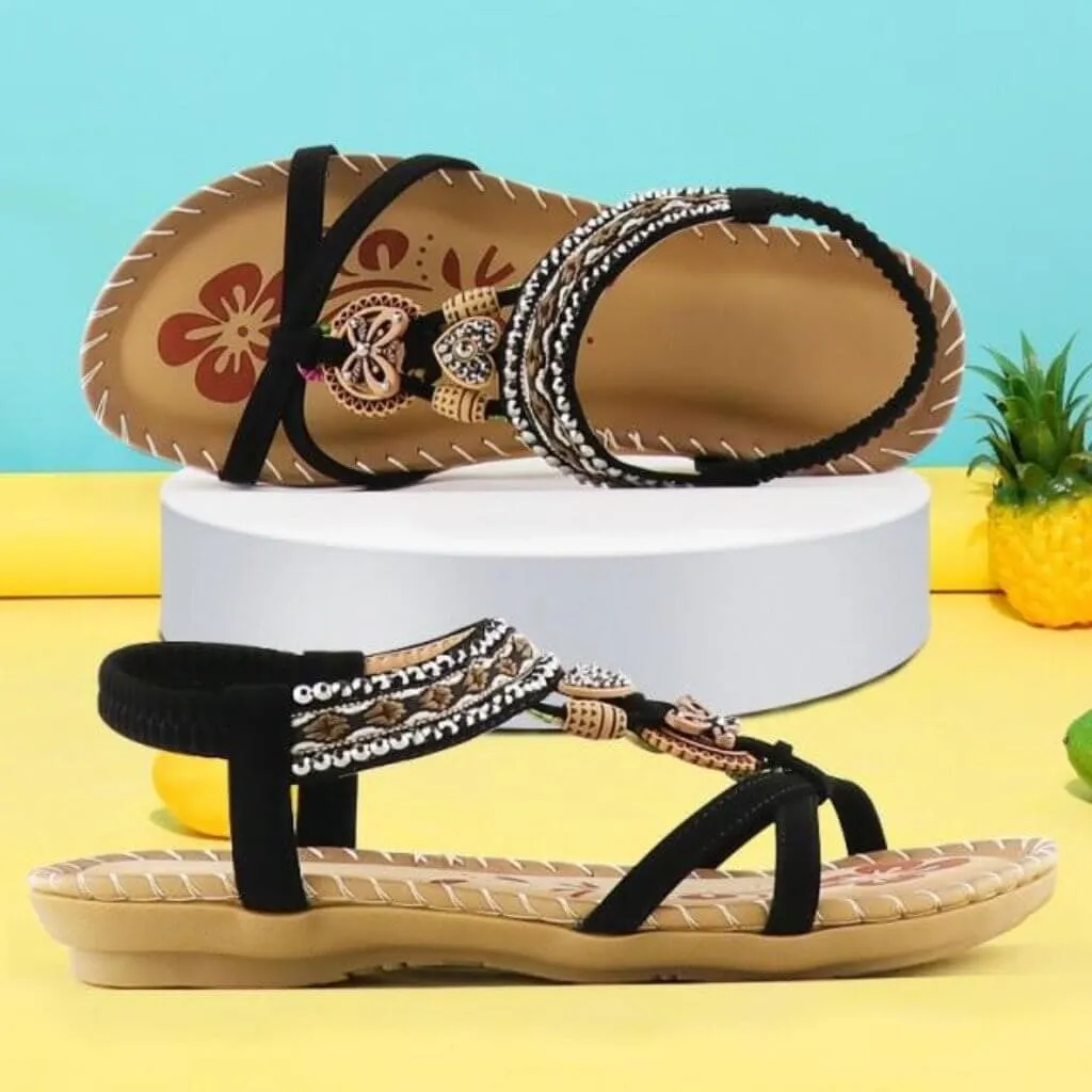 Eilish | Sandals with Elastic Band & Soft Platform