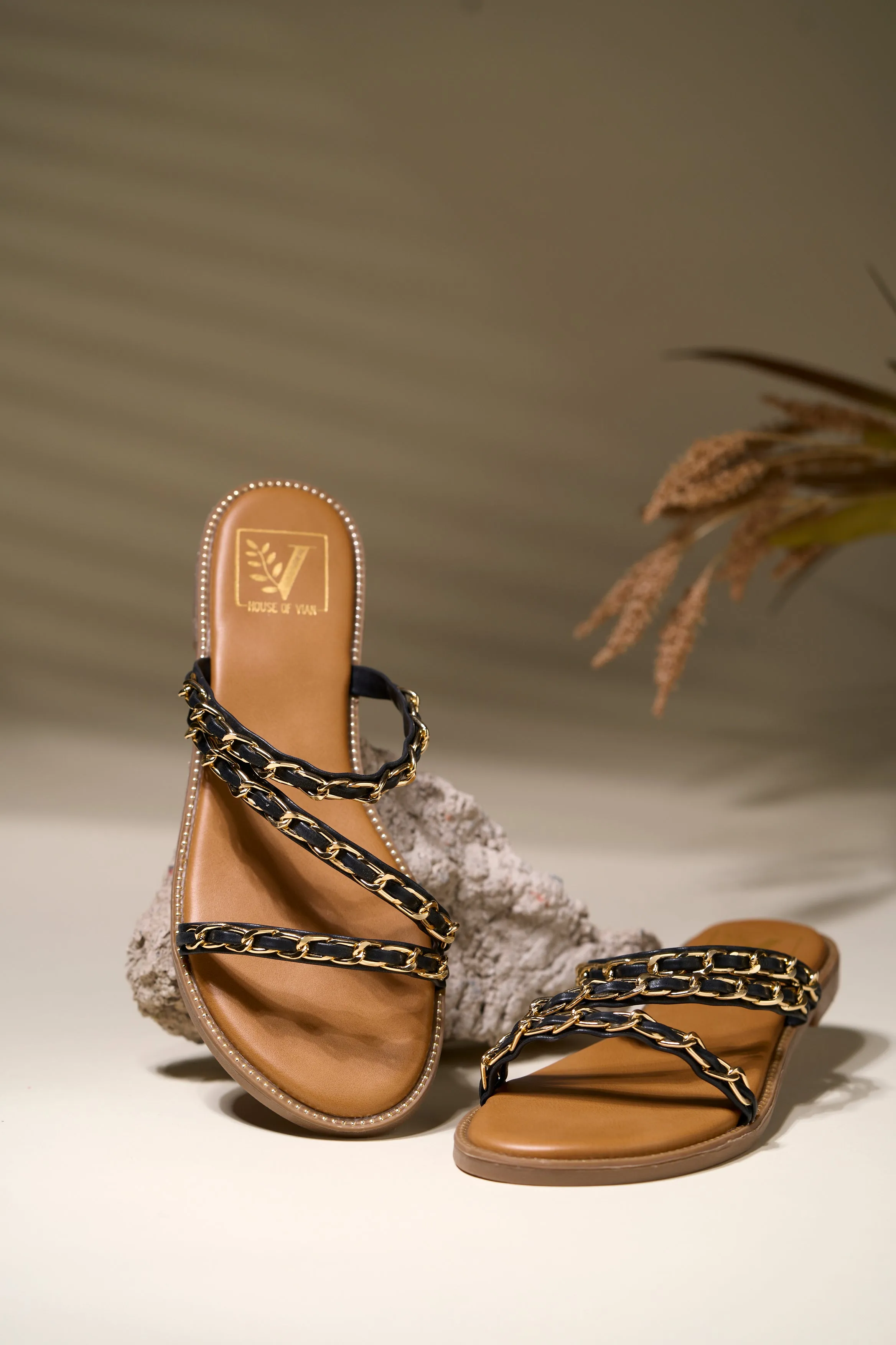 Evelyn Black Flats