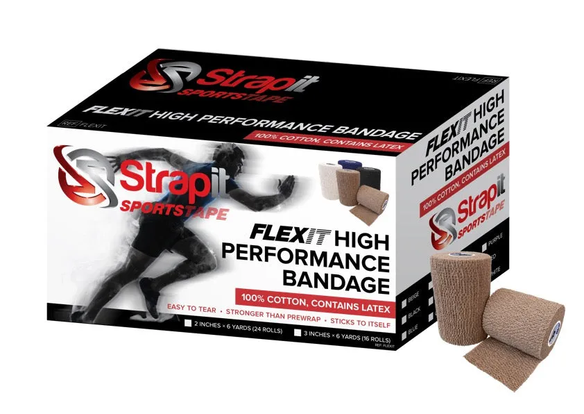 Flexit High Performance Bandage 75mm - Bulk (16 Rolls)
