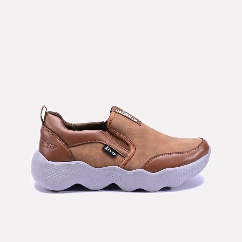 Flux Mustard Slip On Sneakers 0120495