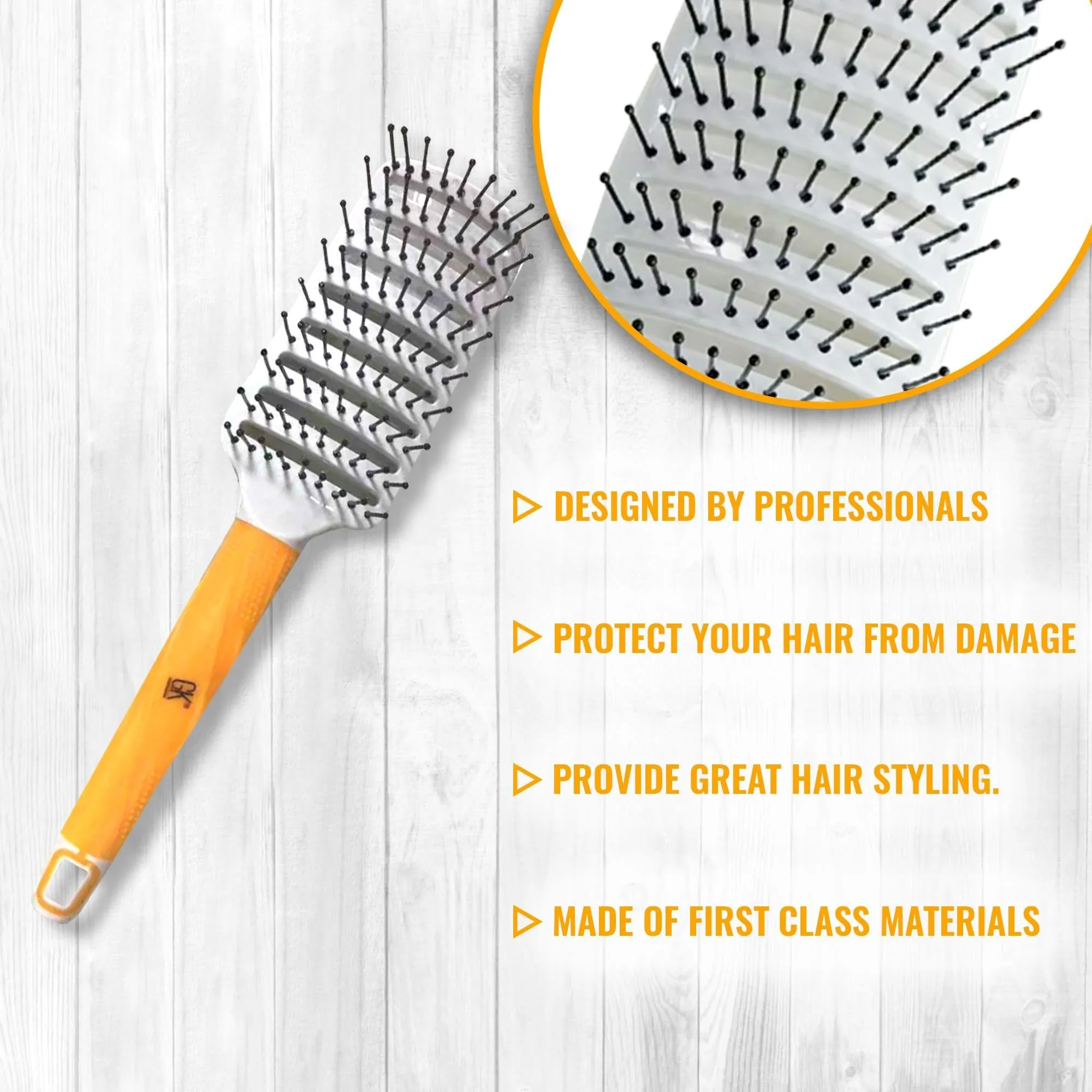 GK Hair Vent Brush 2.5 inch Pro