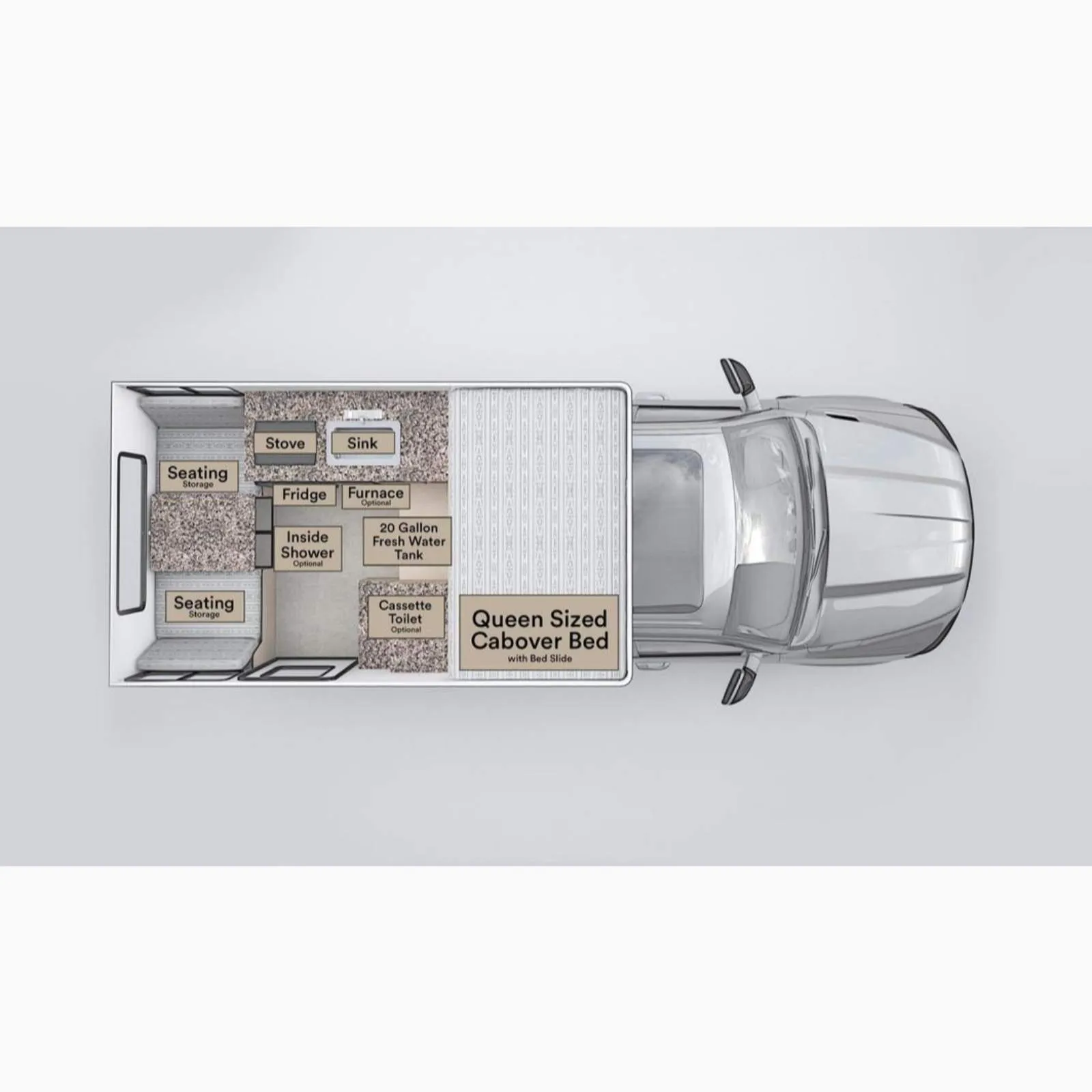 Hawk Flatbed (For 6' Full Size Trucks)