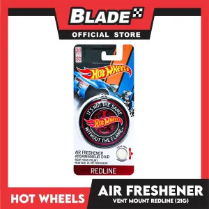 Hot Wheels 3D Air Freshener Vent Mount 21g AF532320 (Redline) Car Freshener, Hang From Rear-View Mirror