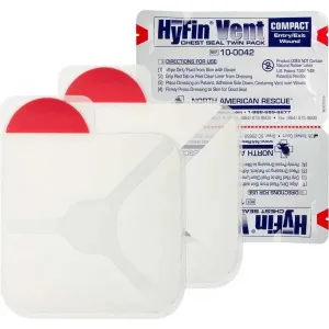 HyFin Vented Chest Seal Twin Pack