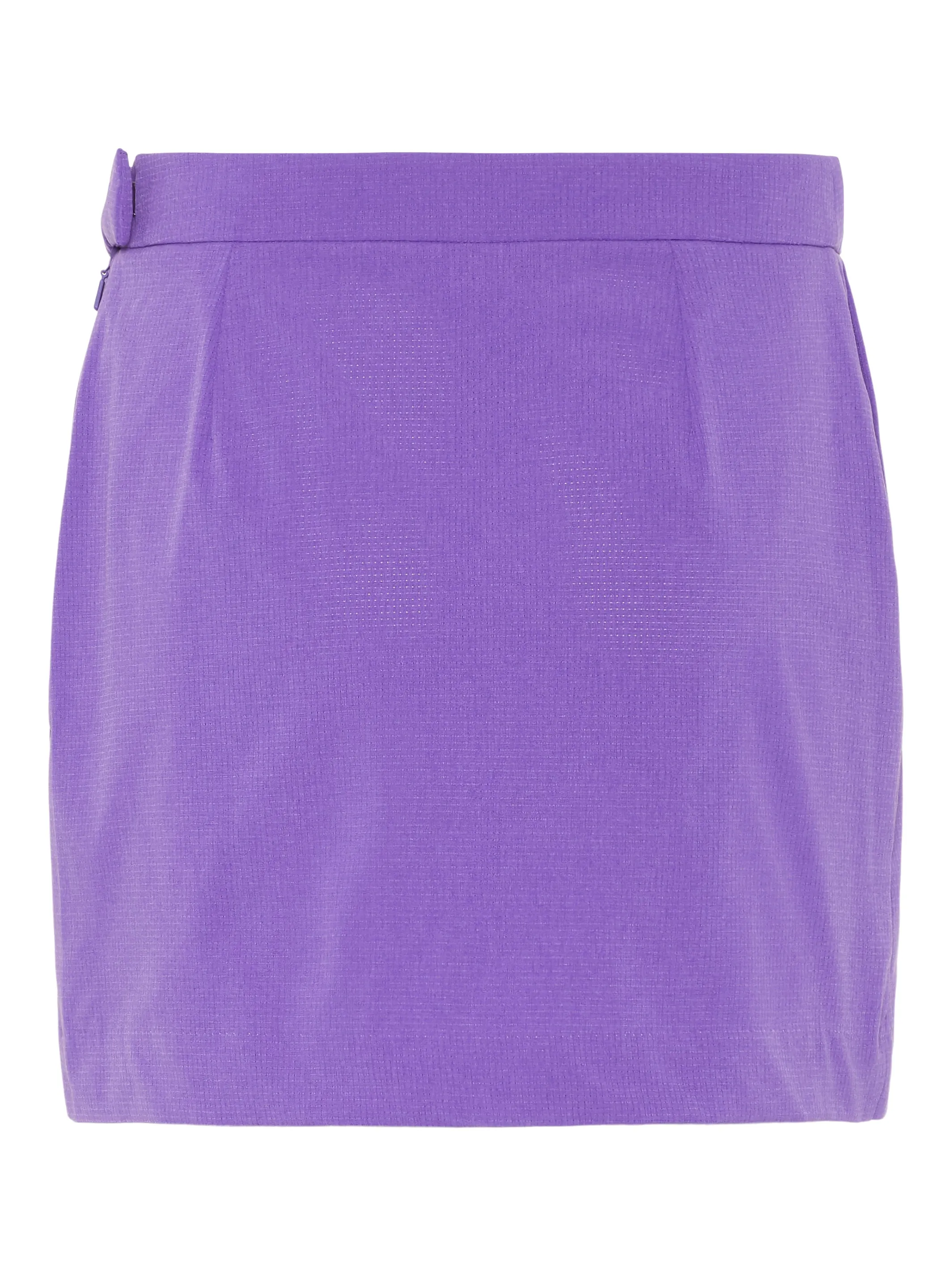 J.Lindeberg Womens SEMINA HIGH VENT GOLF SKIRT - VIOLET