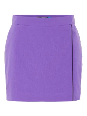 J.Lindeberg Womens SEMINA HIGH VENT GOLF SKIRT - VIOLET