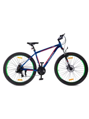 KARA29TBLUE Alloy 21 Speed Shimano Gear 29 inch Mountain Cycle, Dual Disc Brake, Front Suspension, Free Trainer Sessions, Cycling Event
