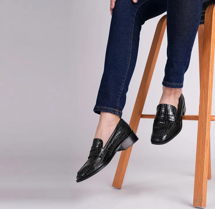 kew black croc