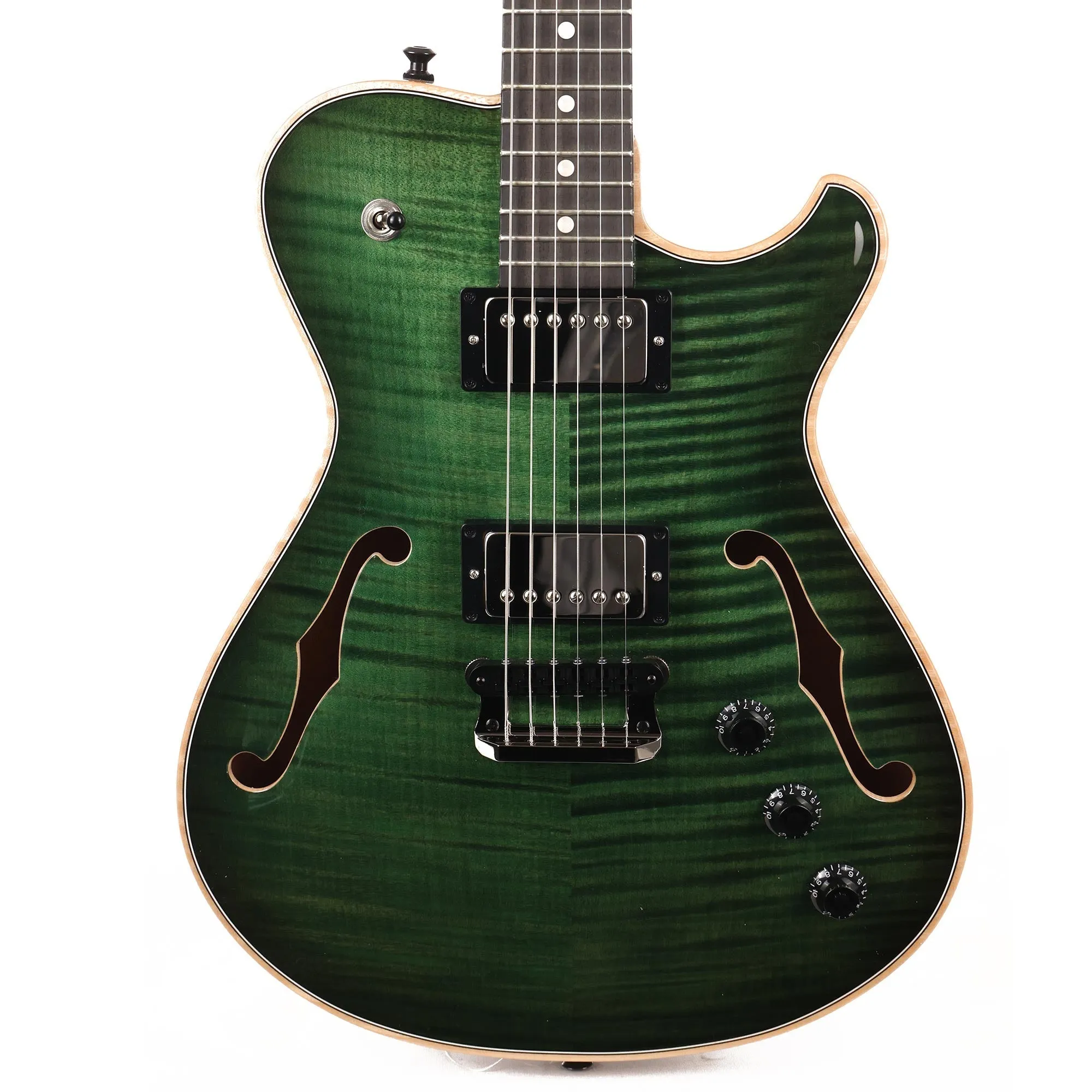 Knaggs Chena Tier 1 Hollowbody Dark Green Burst 2022