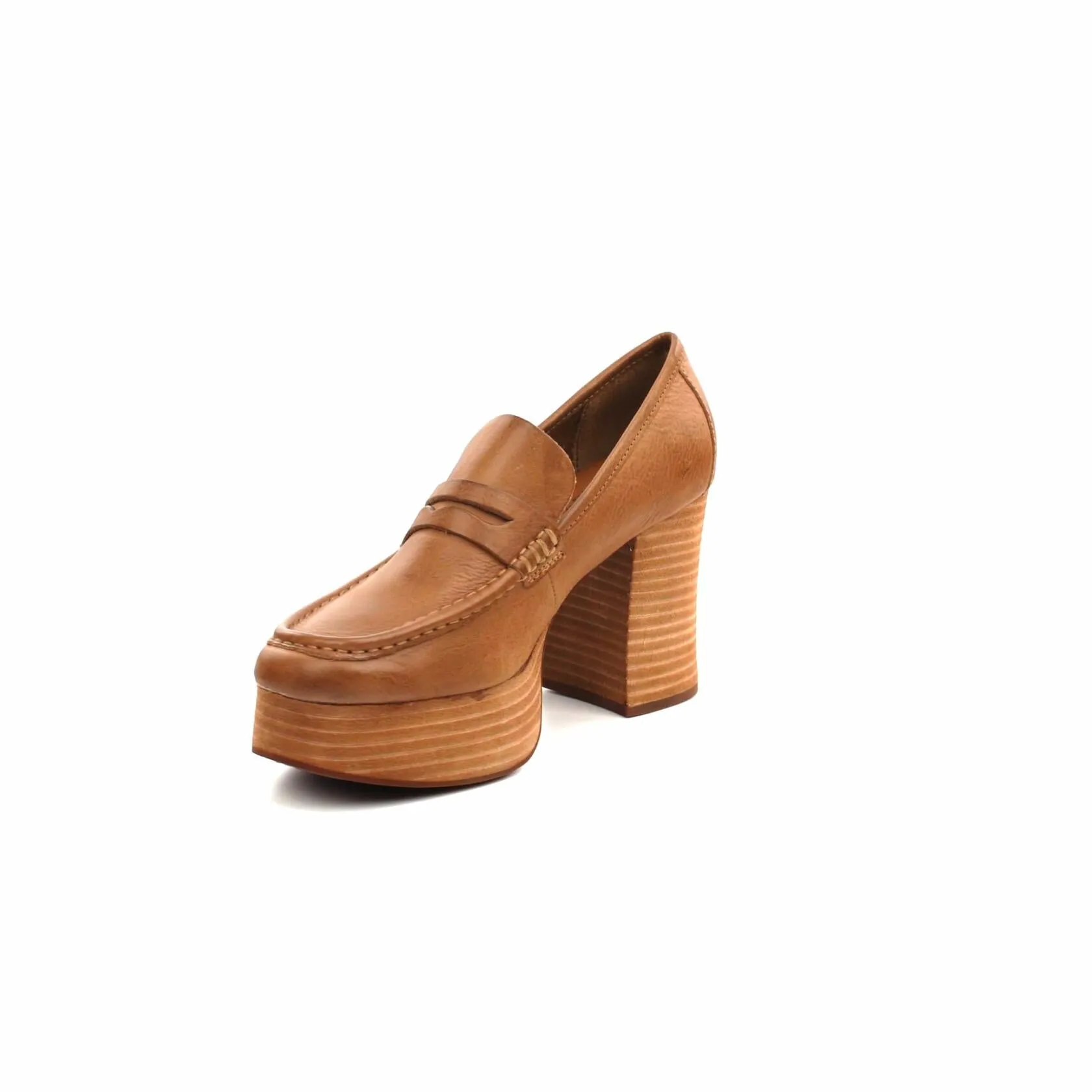 KORK-EASE Women's Barbara Loafer, Brown, Size 8.5 M US - Like New