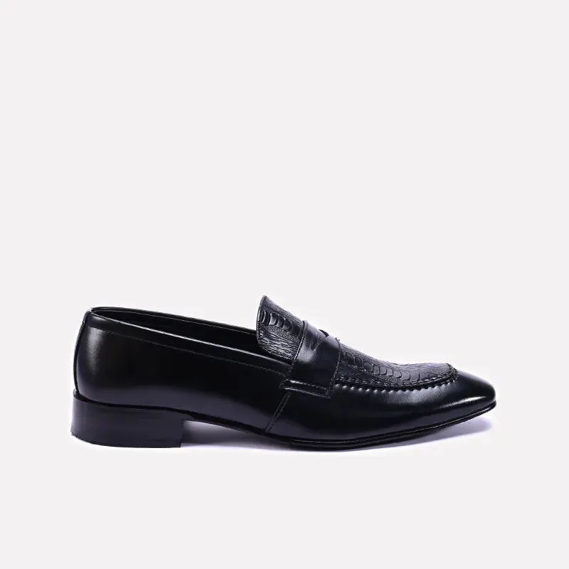 Langston Black Slip On Formal Shoes 0111255