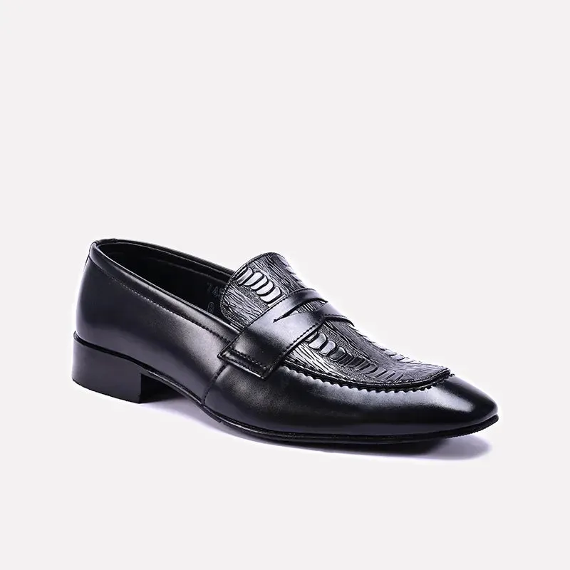 Langston Black Slip On Formal Shoes 0111255