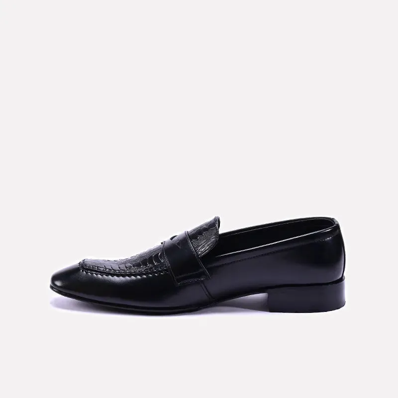 Langston Black Slip On Formal Shoes 0111255
