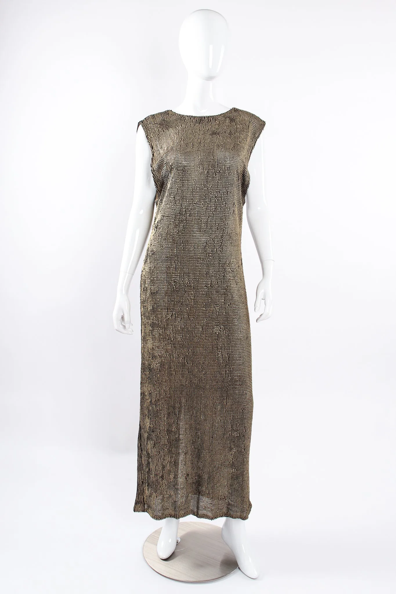 Liquid Metallic Painted Dress