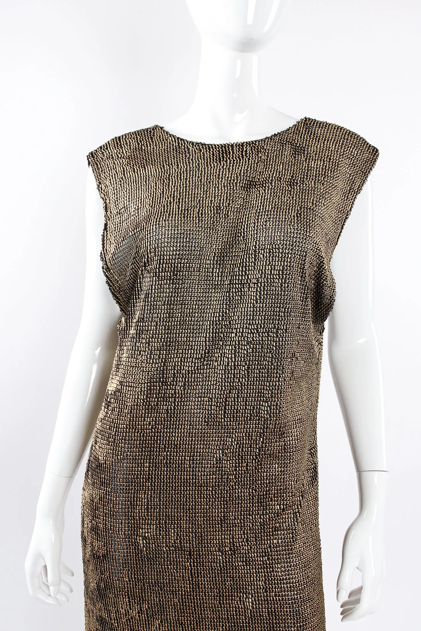Liquid Metallic Painted Dress