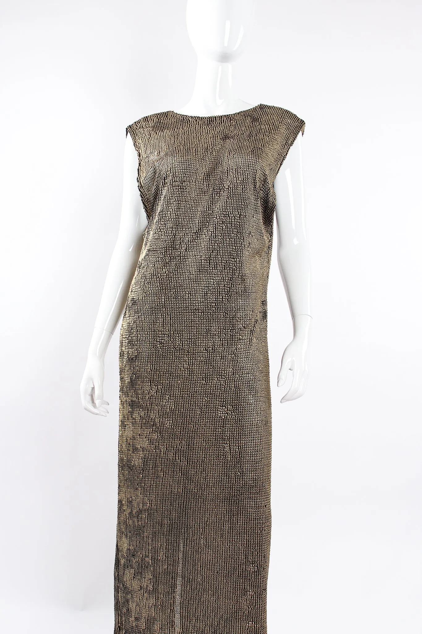 Liquid Metallic Painted Dress