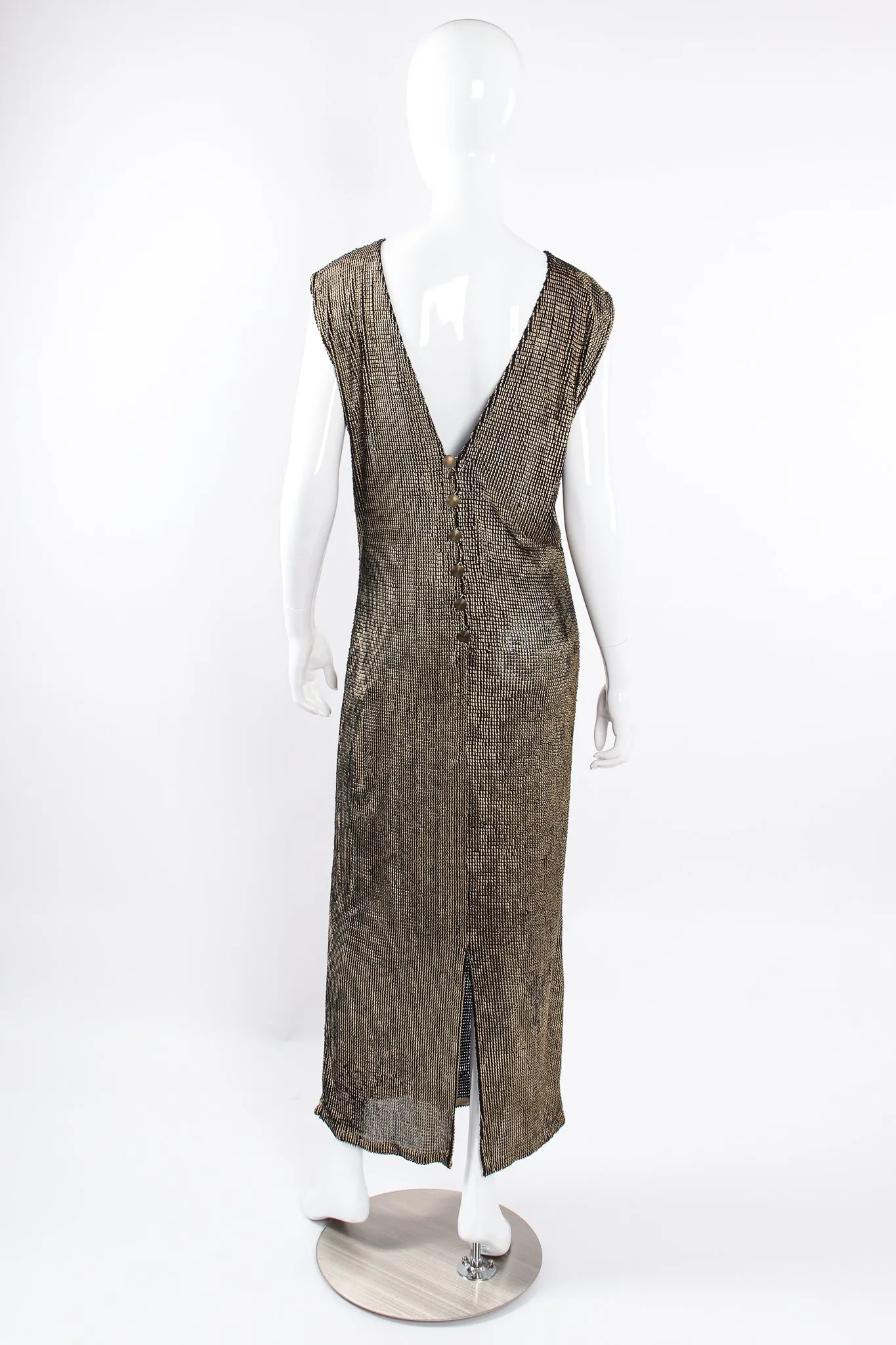Liquid Metallic Painted Dress