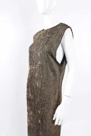 Liquid Metallic Painted Dress