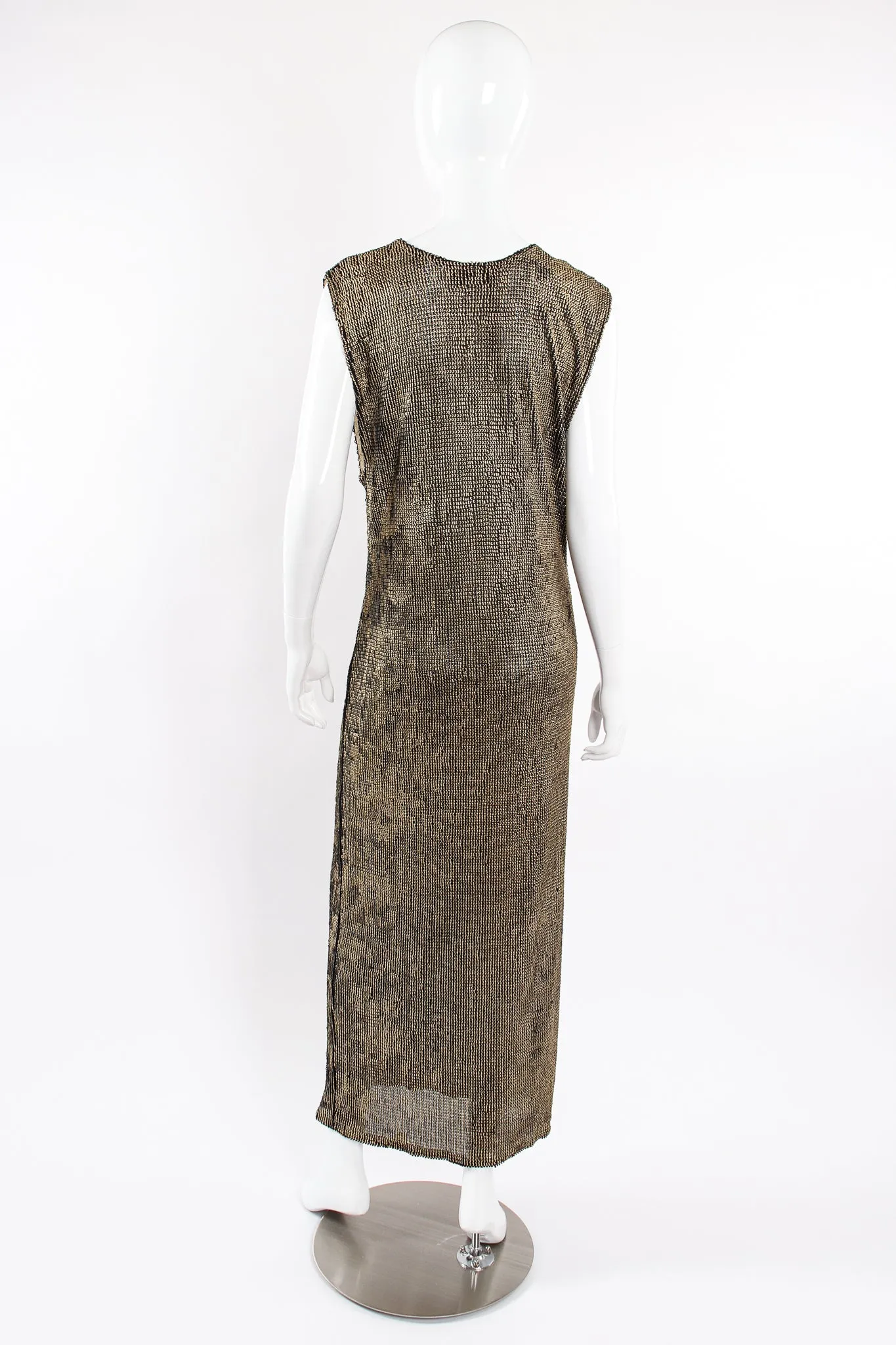 Liquid Metallic Painted Dress
