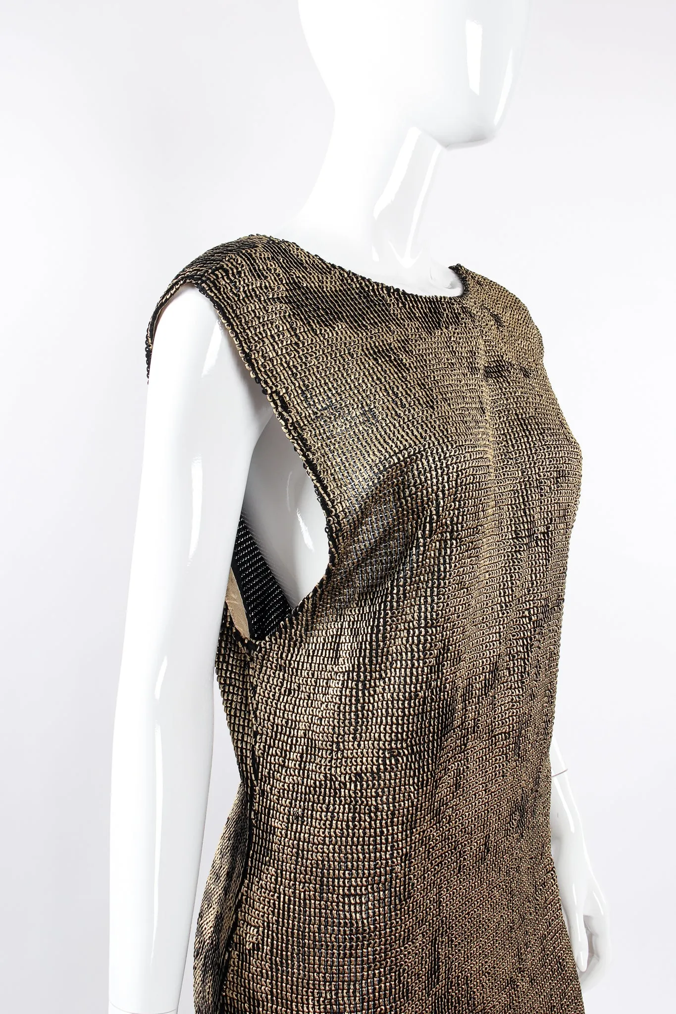 Liquid Metallic Painted Dress