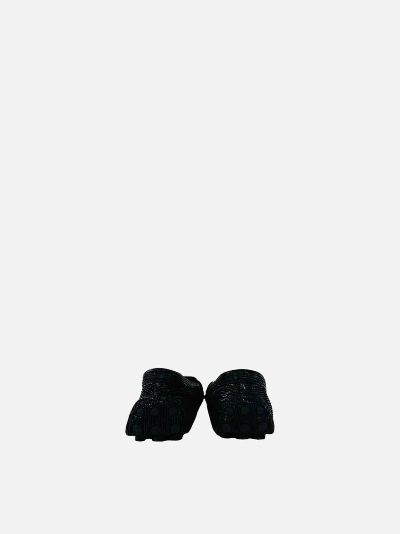 LOUIS VUITTON Oxford Black Loafers 38.5