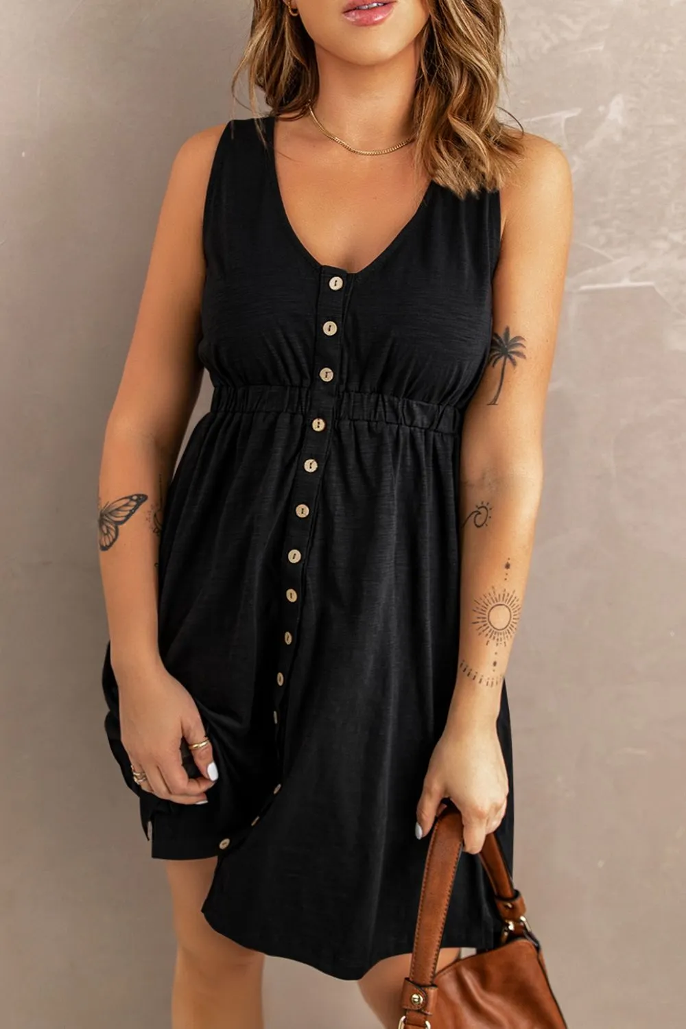 Magic Dress with Pockets: Solid Grey, Black, Blue, Green, Pink, Yellow, Light Grey, Khaki, Pumpkin Spice, Evergreen, Very Pink