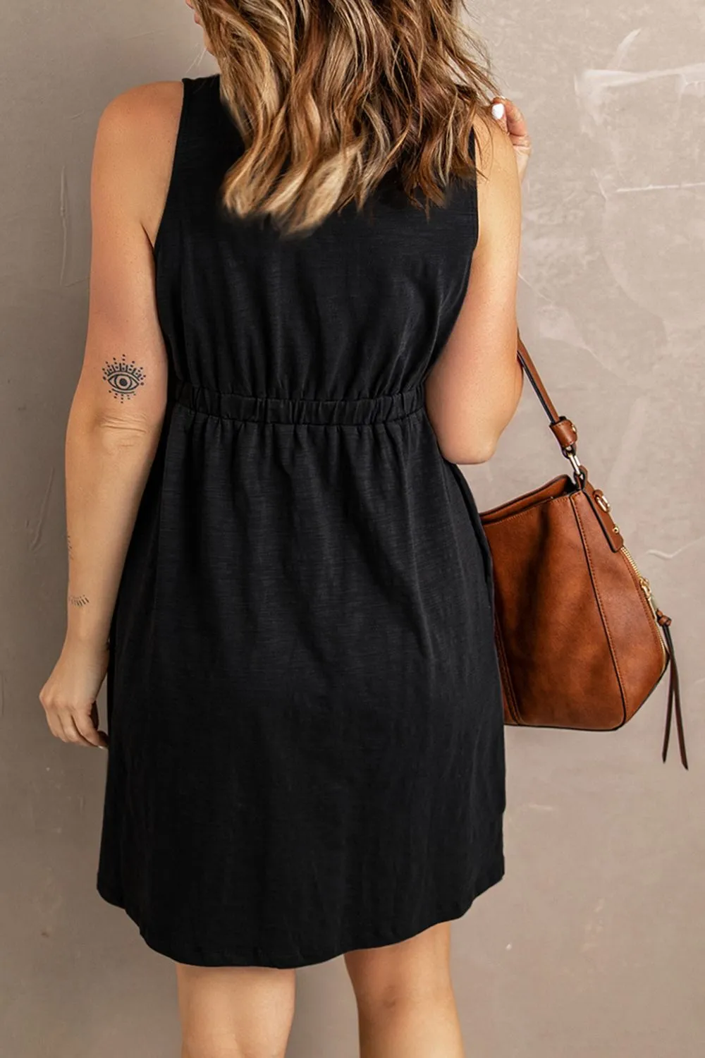 Magic Dress with Pockets: Solid Grey, Black, Blue, Green, Pink, Yellow, Light Grey, Khaki, Pumpkin Spice, Evergreen, Very Pink