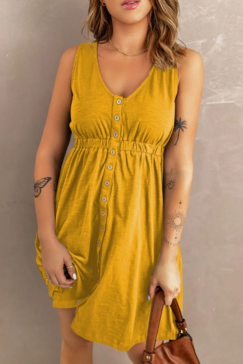 Magic Dress with Pockets: Solid Grey, Black, Blue, Green, Pink, Yellow, Light Grey, Khaki, Pumpkin Spice, Evergreen, Very Pink