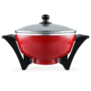 Mellerware 1500W Bangkok Wok Aluminium Red 33x9cm