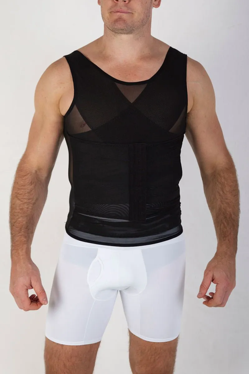 MEN'S SCULPTING TOP WITH WAIST TRAINER