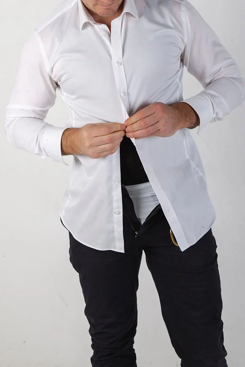 MEN'S SCULPTING TOP WITH WAIST TRAINER