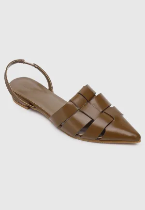 Miel Slingback Flats & Ballerina (Tortilla)