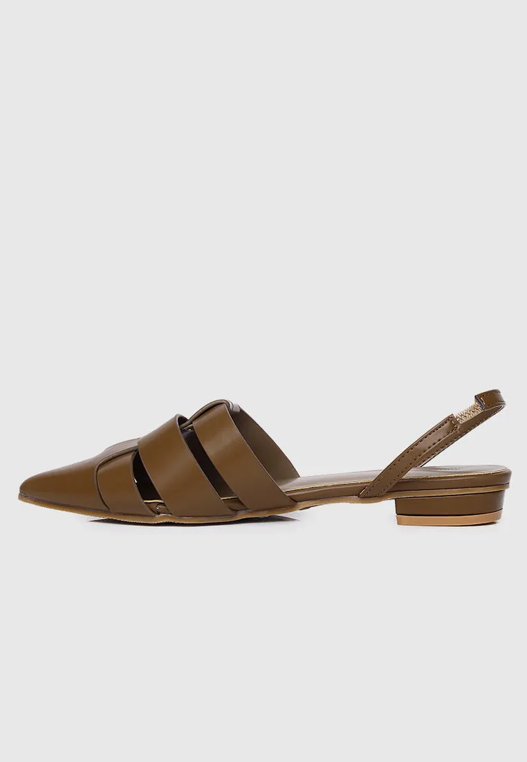 Miel Slingback Flats & Ballerina (Tortilla)